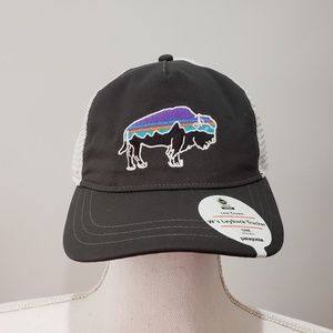 NWT Patagonia Womens Trucker Buffalo Hat Gray